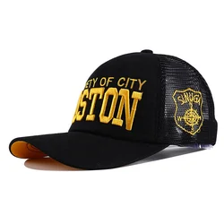 Custom 5 Panel Breathable Summer Embroidery Mesh Baseball Cap