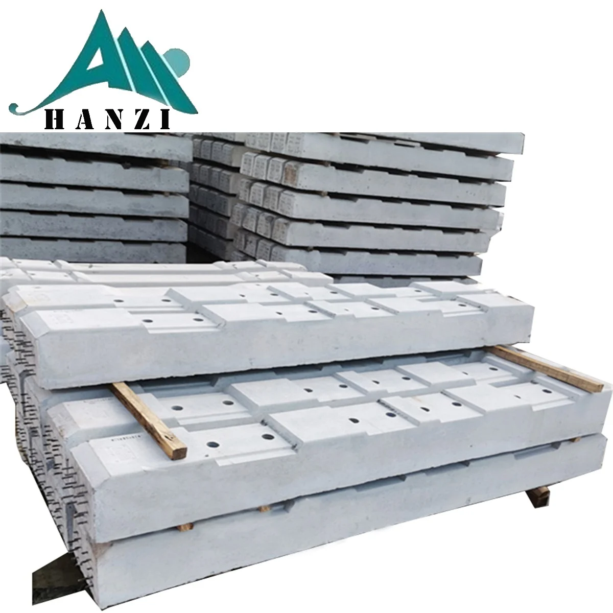 Steel Rail Concrete Sleeper For Railroad Railway