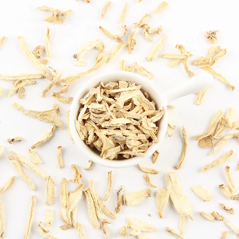 Factory Price Natural Dried Ginger Strips Food Grade Edible Pure Dry Ginger for Herbal Tea Cooking Seasoning