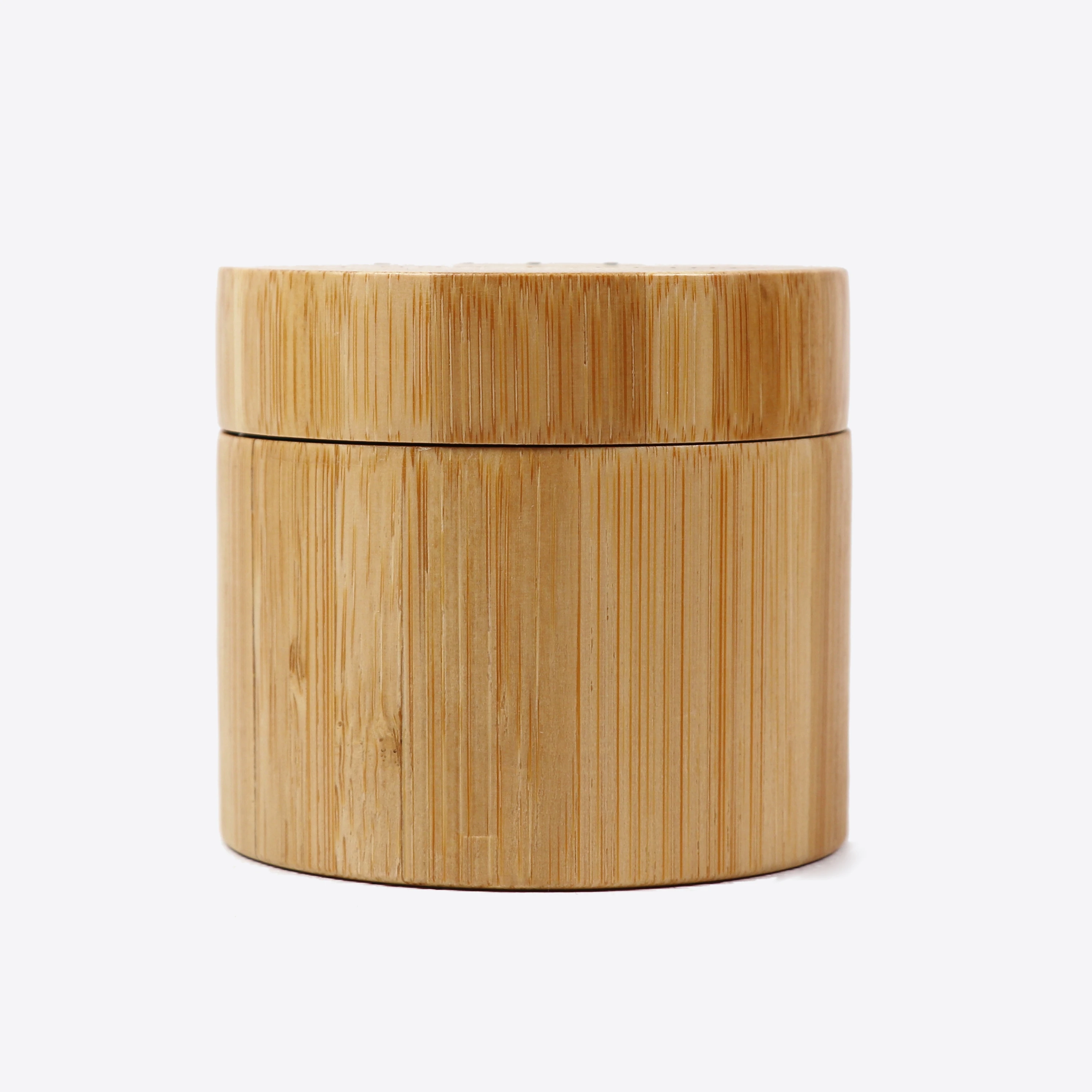 High quality 30g bamboo bottle face cream packaging empty jar for cream candle cosmetic serum bamboo jars