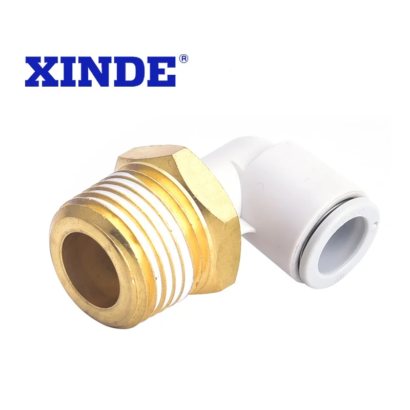 KQ2L Series SMC Metal Male Elbow pneumatic pipe fittings connector