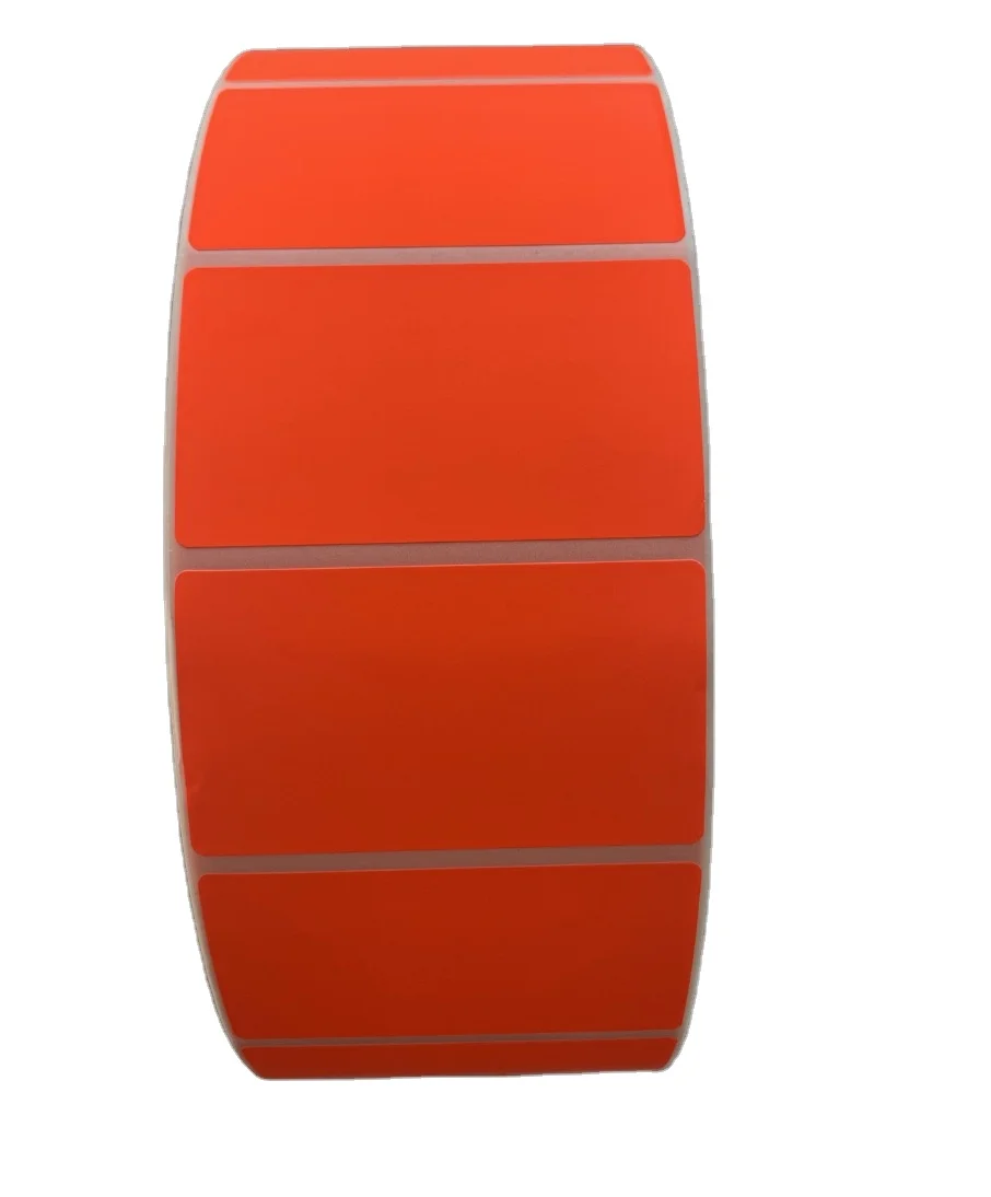 custom labels bright colored neon fluorescent labels as warning or remind stickers