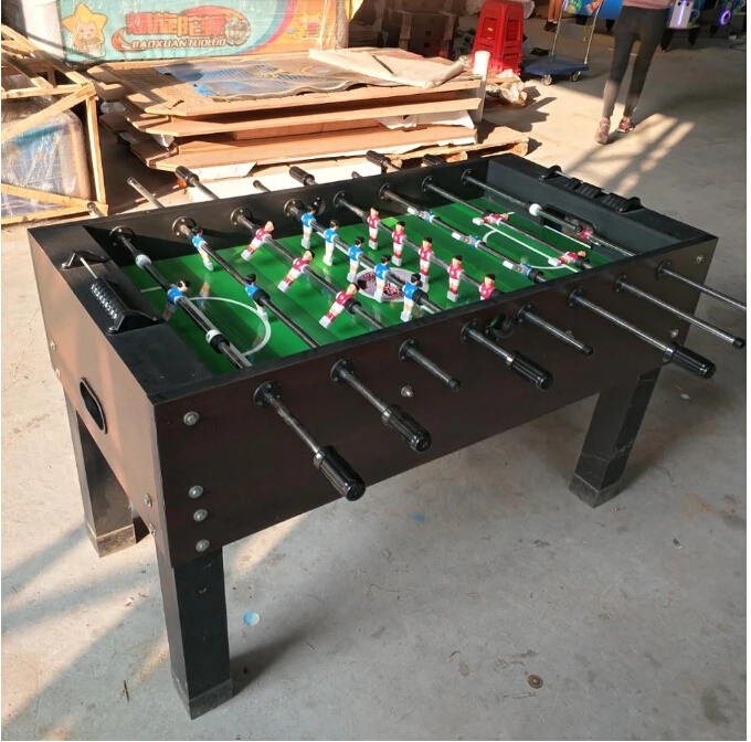 Neofuns Hot Selling Classic Coin Operated Foosball Game Table Indoor Recreational Hand Play Soccer Ball Table Kicker Table Game