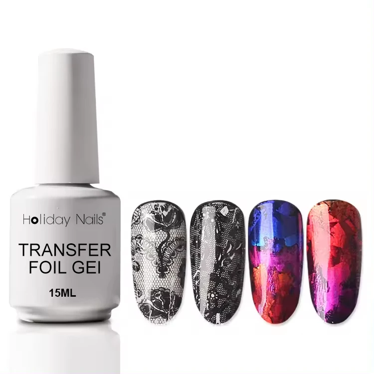 High Viscosity Weeks Last Creative Nail Design Stamping On Nail LED Soak off UV Gel Polish Transfer Foil