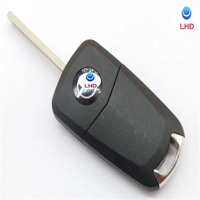 For Vauxhall Opel Vectra C Signum Auto Replacement Key Flip Remote Key Fob 3 Button 433-MHz PCF7946 Chip Car Key