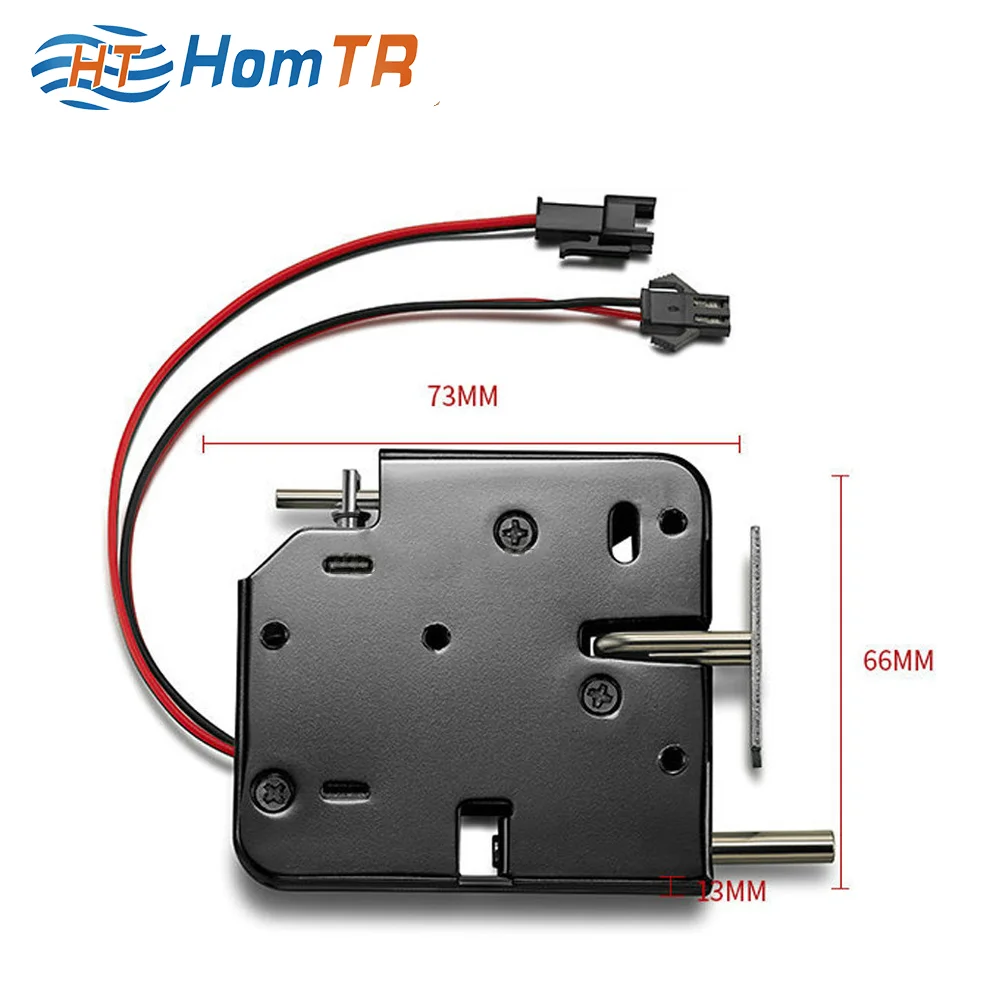 HomTR Factory Mini Electromagnetic Safe Electric Solenoid Latch 12vdc For Package Cabinet Lock Parcel Locker Locks