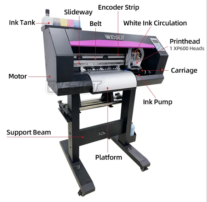 All in One DTF printer A3 60cm PET Film Printer DTF Printer Machine For T-shirt