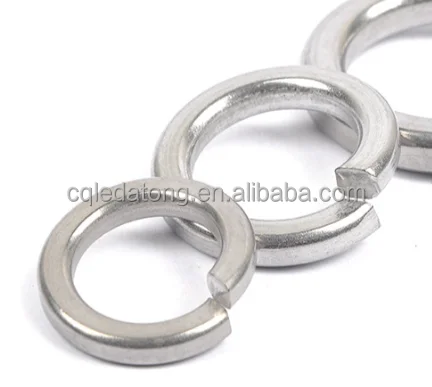 GB93 Black Oxide Thin Shim Square Split Spring Lock Flat Washers Open Spring Washers