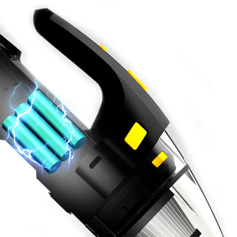 2021 Новый беспроводной Перезаряжаемый и подсвечивающий воздушный насос пылесос для автомобиля