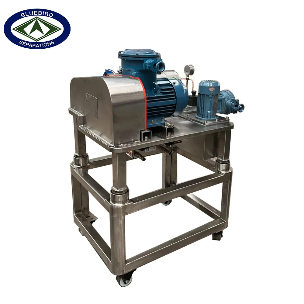Small sewage dewatering decanter centrifuge for laboratory use