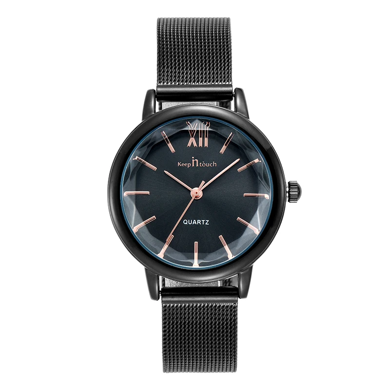 2019 Ladies Rose Gold Watch Mesh Strap Fashion Simple Watches