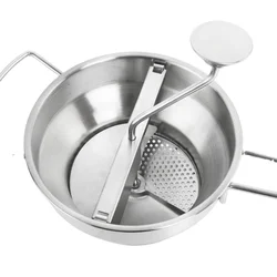 Food Milling Machine Stainless Steel Food Mill With 3 Blades