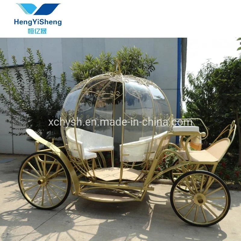 Лидер продаж электрическая коляска с тыквой для свадьбы популярная индивидуальная лошадью