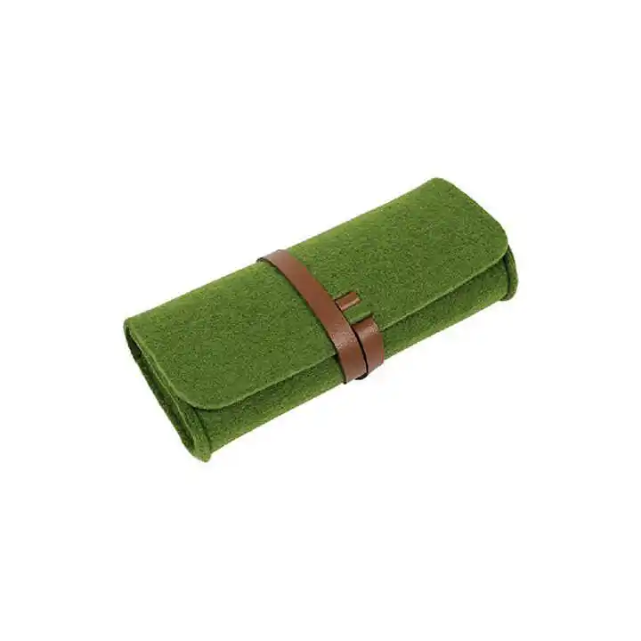 Fashion felt leather glasses protective cover storage bag glasses bag portable sunglasses cases