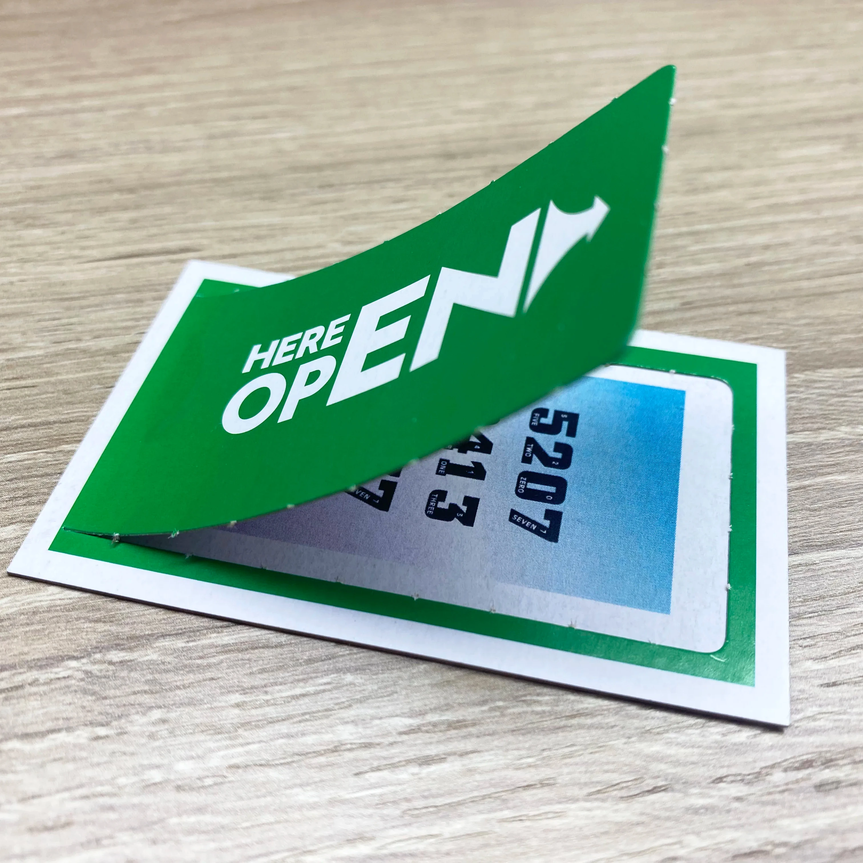 Customize Pull Tab Lottery Tickets Buy Online Lottery Ticket Scratch Card