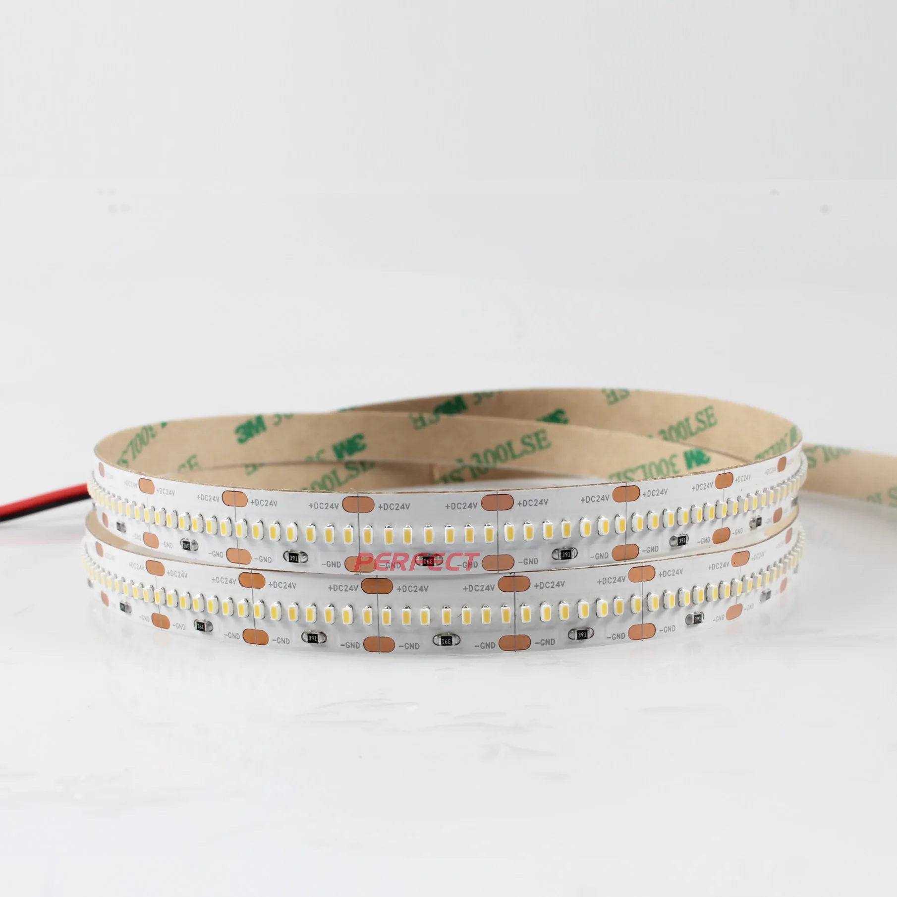 Ultra Thin High Efficiency Warm White DC 24V SMD 2110 High CRI 90 95 98 Ra LED Strip
