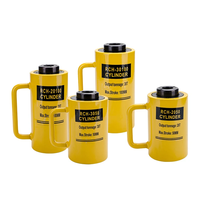 RCH3050 - Hydraulic Cylinder Jack Hollow Single Acting Hydraulic Ram Cylinder  Hydraulic Lifting Cylinders Mini Hydraulic Jack