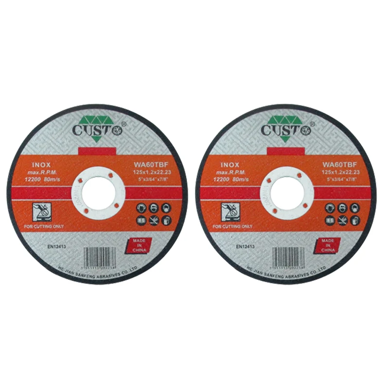 CUSTO Abrasive Manufacturer Korea 115mm Abrasive Cutting Disc Cutting Wheel for Inox Stainless Steel