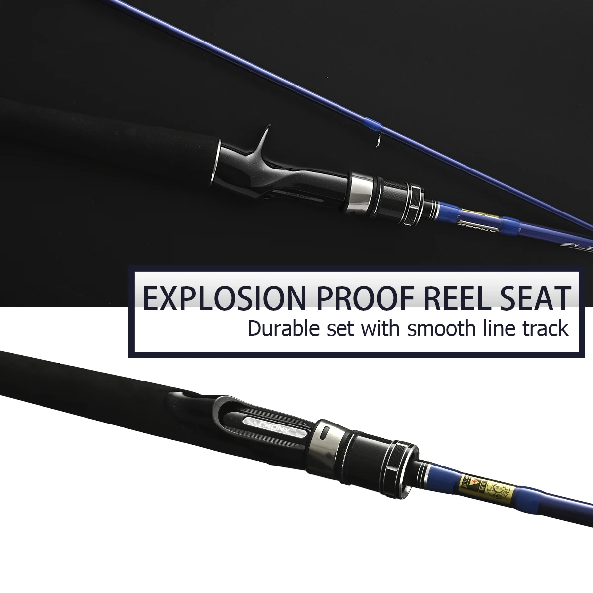 High Quality Carbon Fabric Toray Offshore Spinning Seabass Fishing Rod Galaxy Series Hard Fishing Rod