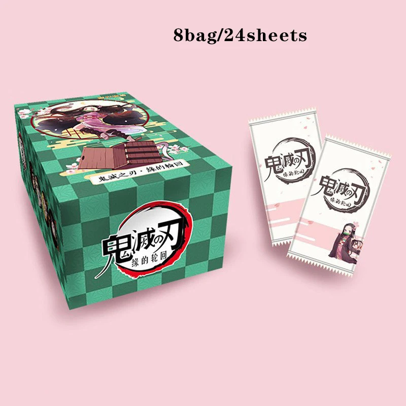 Japanese Anime Wholesale Game Cards Thickened TR 3D Demon Slayer Anime Collection Cards