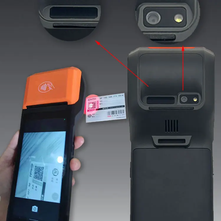 New 5.5 Inch Android 13 Portable Pos Machine 8-Core Handheld Android Pos Machine with Thermal Printer