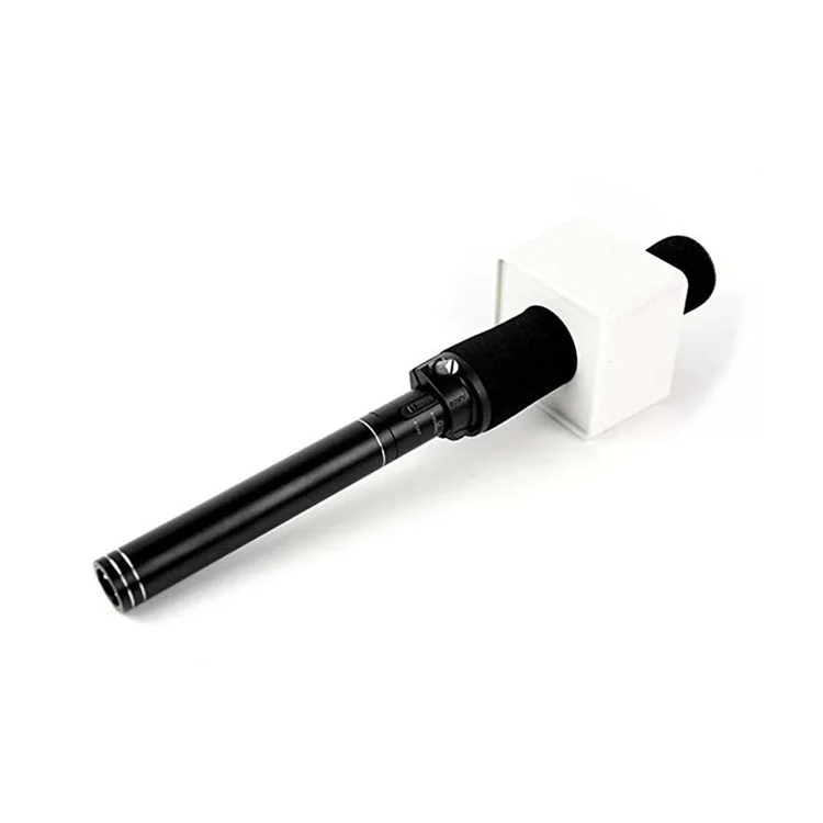 ABS Mic mini phone Interview Square Square Logo Flag Station 39mm Hole