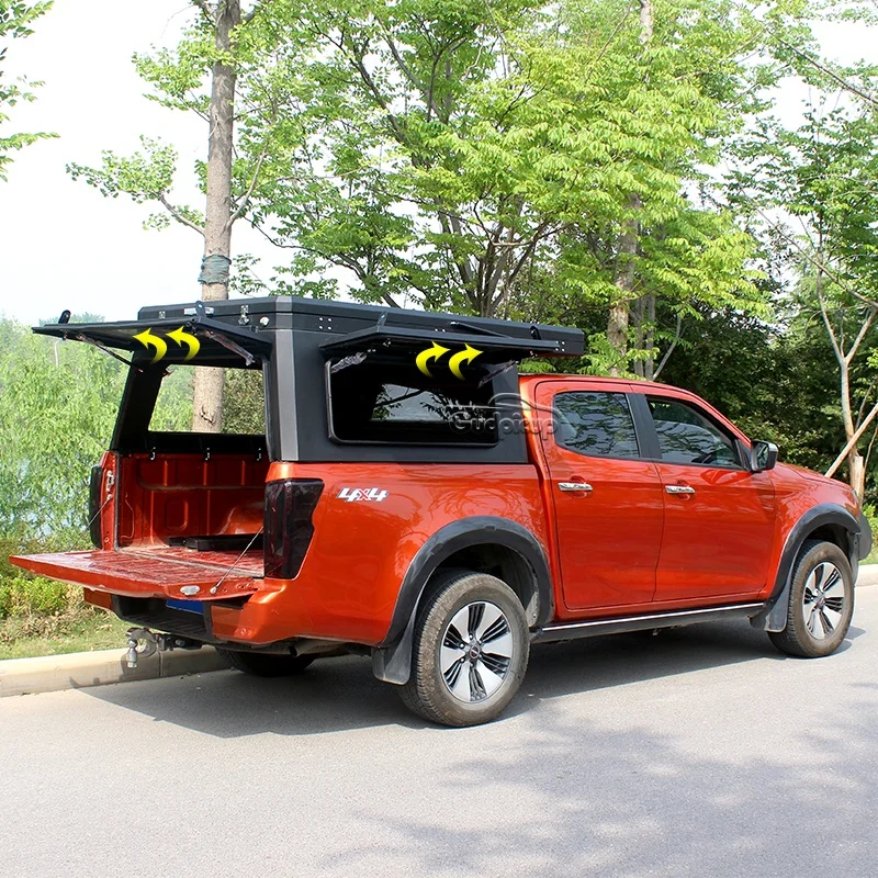 4x4 Pick Up Aluminum hard top Roof Tent Canopy Camper  for Toyota Hilux Ford Ranger F150