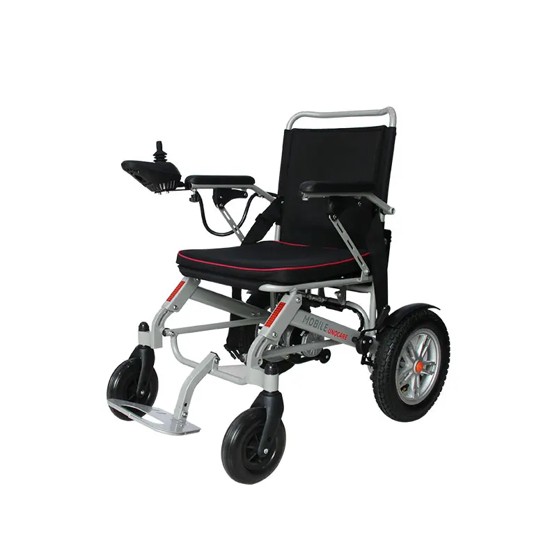 New Foldable Electric Wheelchair Carbon Steel Lightweight Power Wheel Chair With Lithium Battery