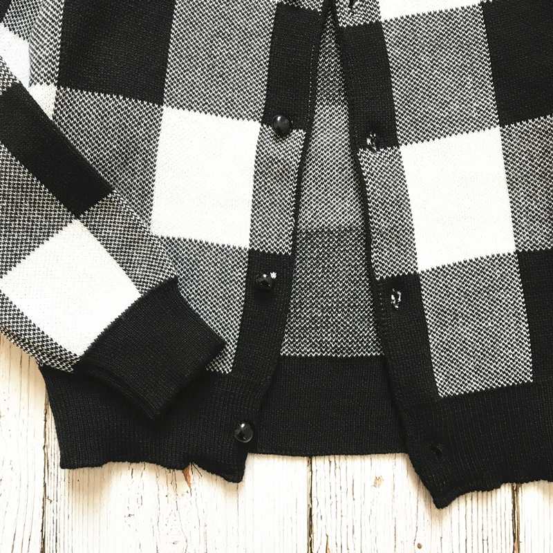 Children Clothes Girls Sets Fall And Winter Child Clothing Knit Plaid Girls Outfits