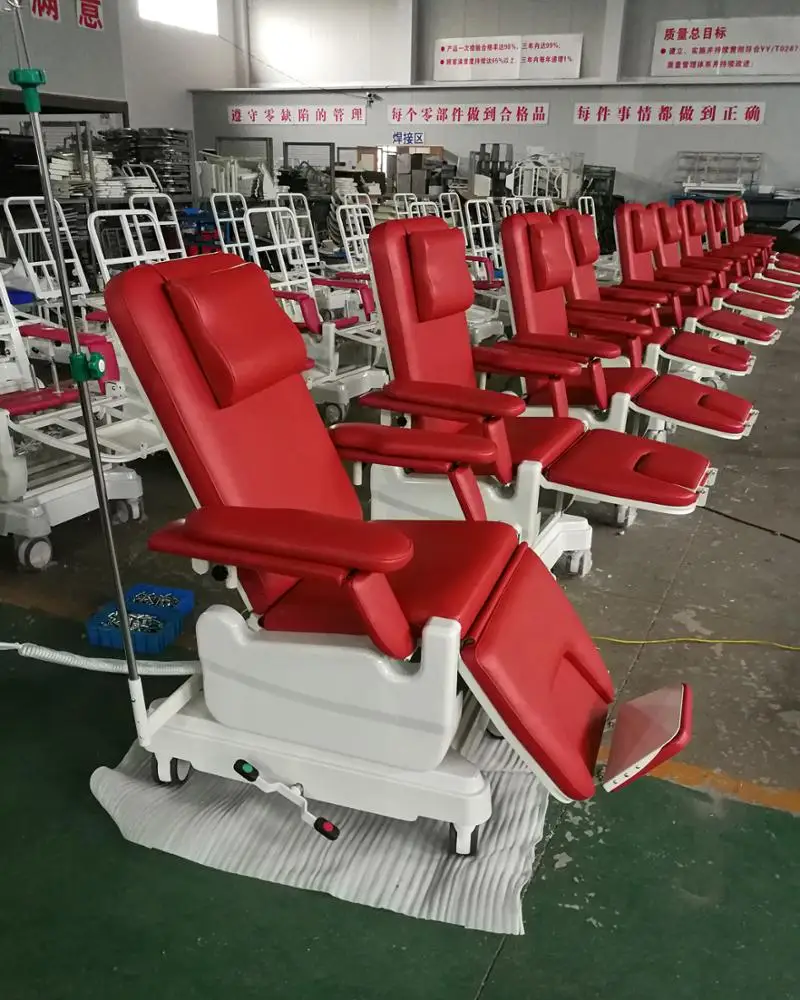 Blood extraction electric dialysis chair for sale