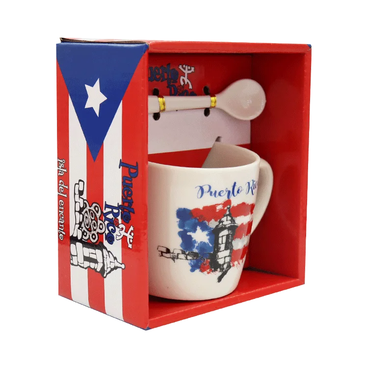 Unique Production Puerto Rico Colorful Mug Sublimation Souvenir Cup Ceramic Coffee Custom Mug