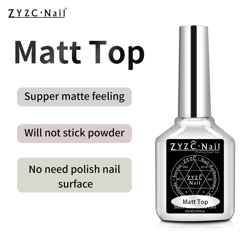 Private label rubber velvet matte top coat no-wipe super matt gel bulk 1000 ml bulk nails art gel polish crystal