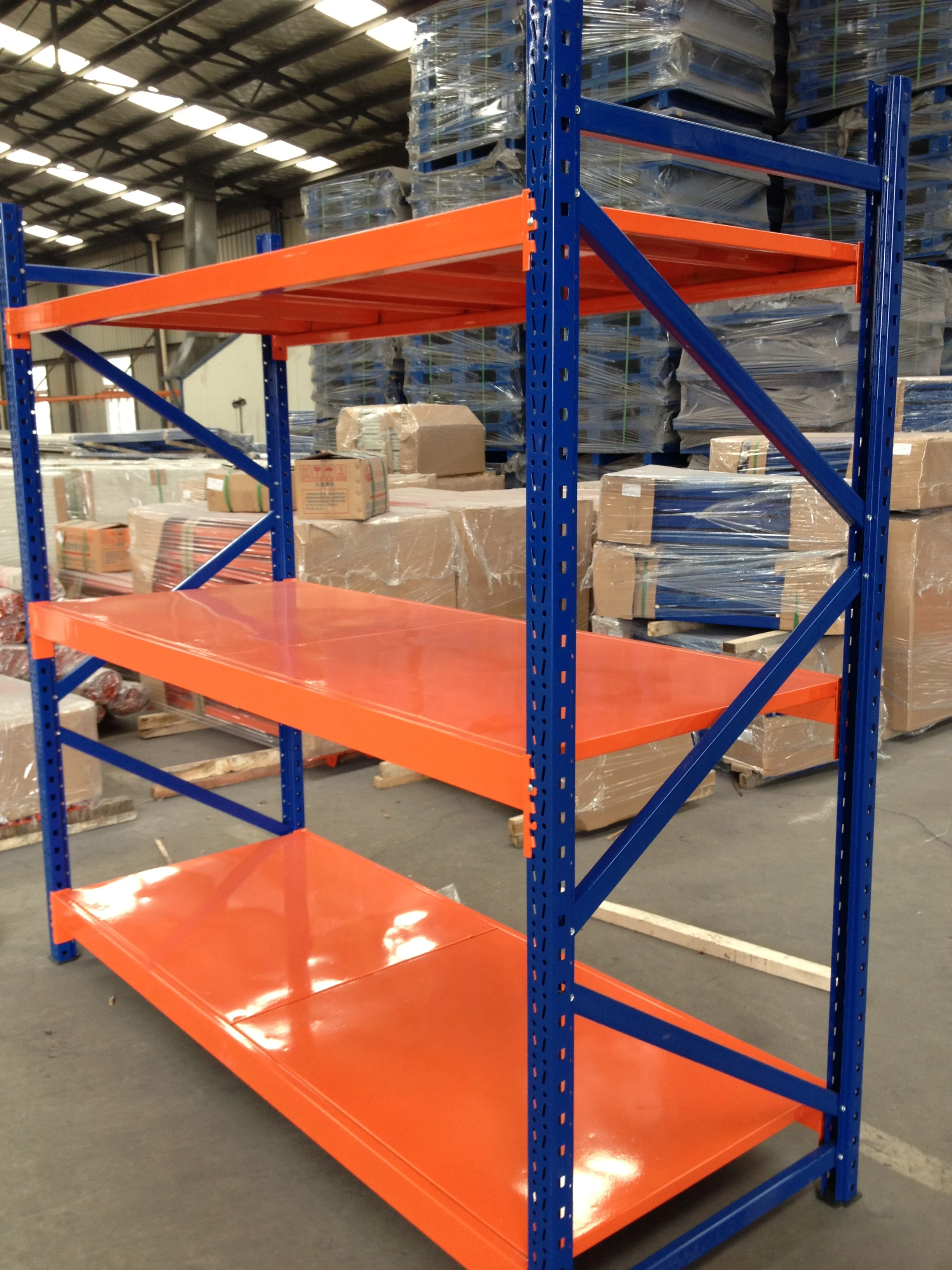 Supermarket display shelf general store storage heavy duty shelf for retail store industrial racks steel shelving warehouse