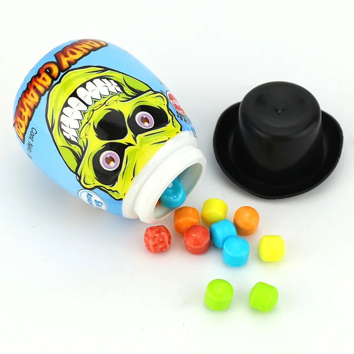 Halloween Zombie with Hat bottle toy  candy
