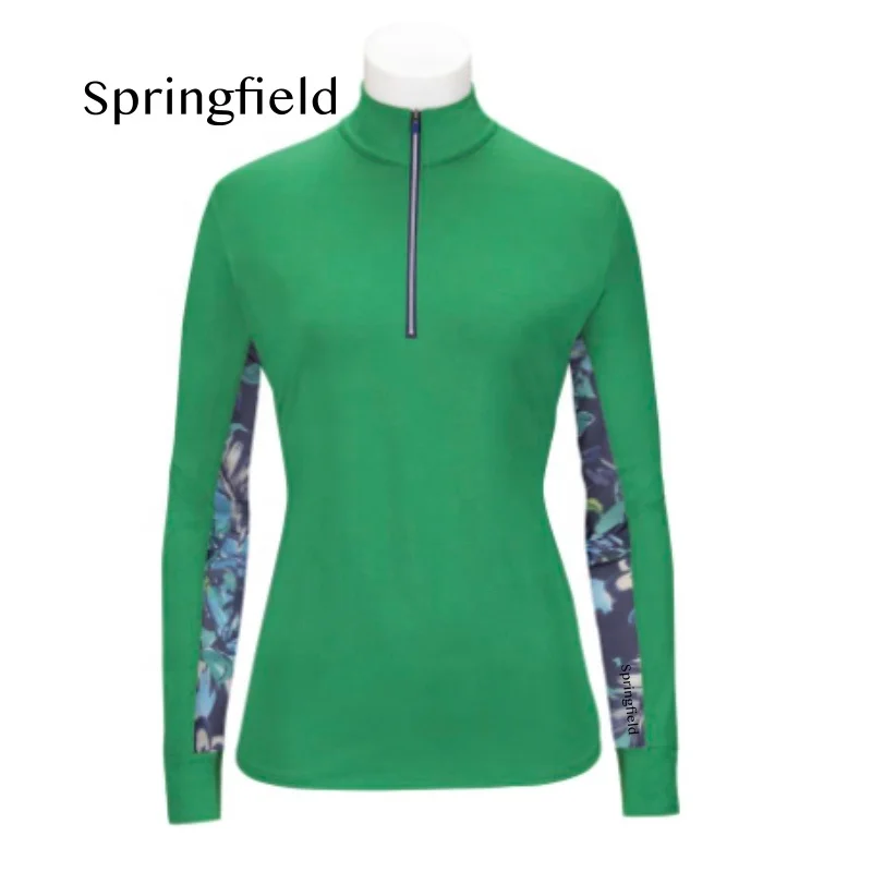 SF Horse Racing Show Shirt Riding Sublimation Base Layer with Mesh Coolmax Ladies Equestrian Clothing Manufacturer Printing Tops