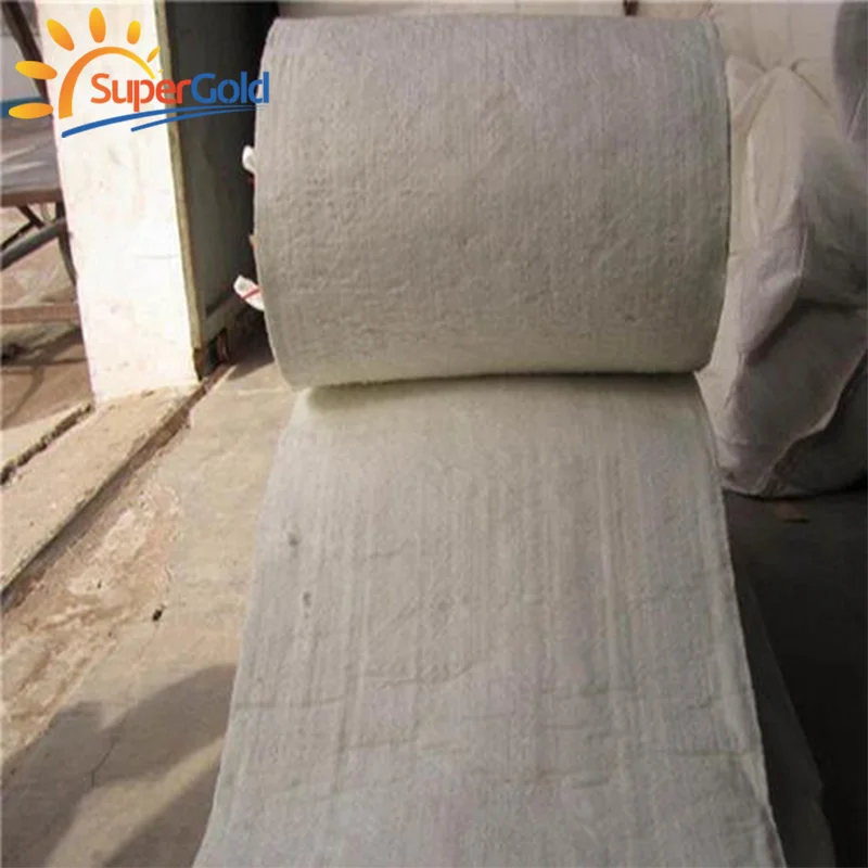 SuperGold Ceramic Fiber Blanket 50mm 25mm Thick Ceramic Fiber Felt 1260c Ceramic Fiber Roll