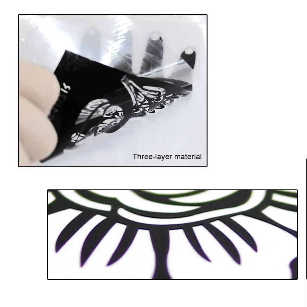 Free Samples Hot Sale New Design Customize Design Henna Stencil Body Art India Henna Tattoo Stencil
