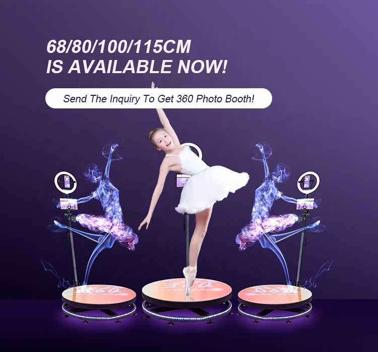 Портативная дешевая надувная Автоматическая Волшебная селфи-зеркало кольцевая светодиодная рамка фотобудка 360 градусов фотобудка