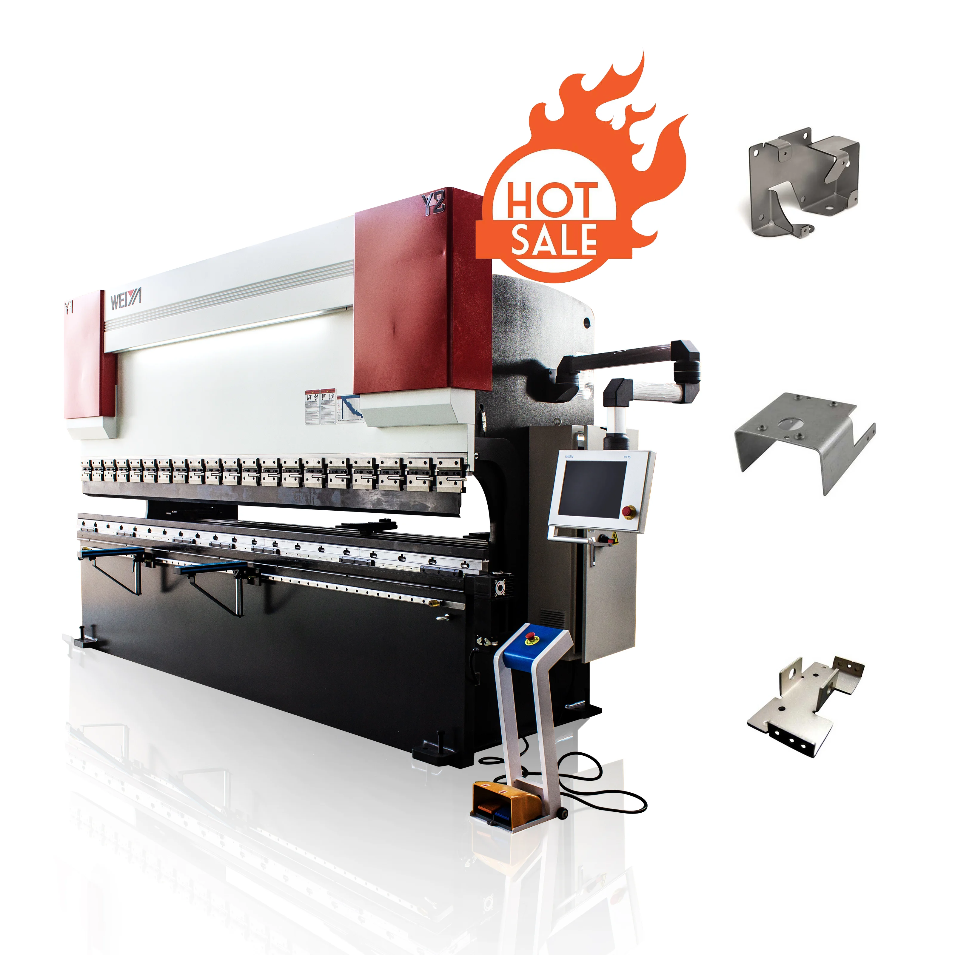 WEIYA Top Selling Hydraulic 130T4000 Press Brake Machine CNC Control System With Professional Supplier