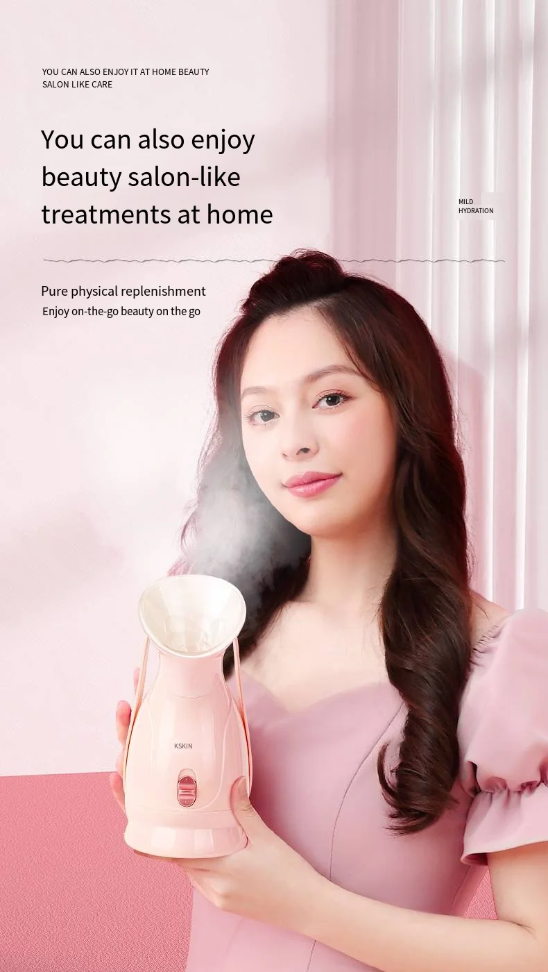 Face Steamer with Deep Moisturizing Skin Care Ionic Thermal Facial Steamer Electric Nano Mist Sprayer Steamer Facial