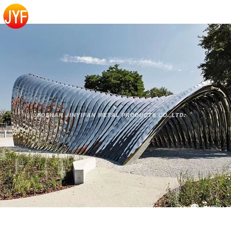 ZZ19 Hot Sale Outdoor Garden Wind Powered Metal 304 Stainless Steel Sculpture Garden Sculptures Outdoor
