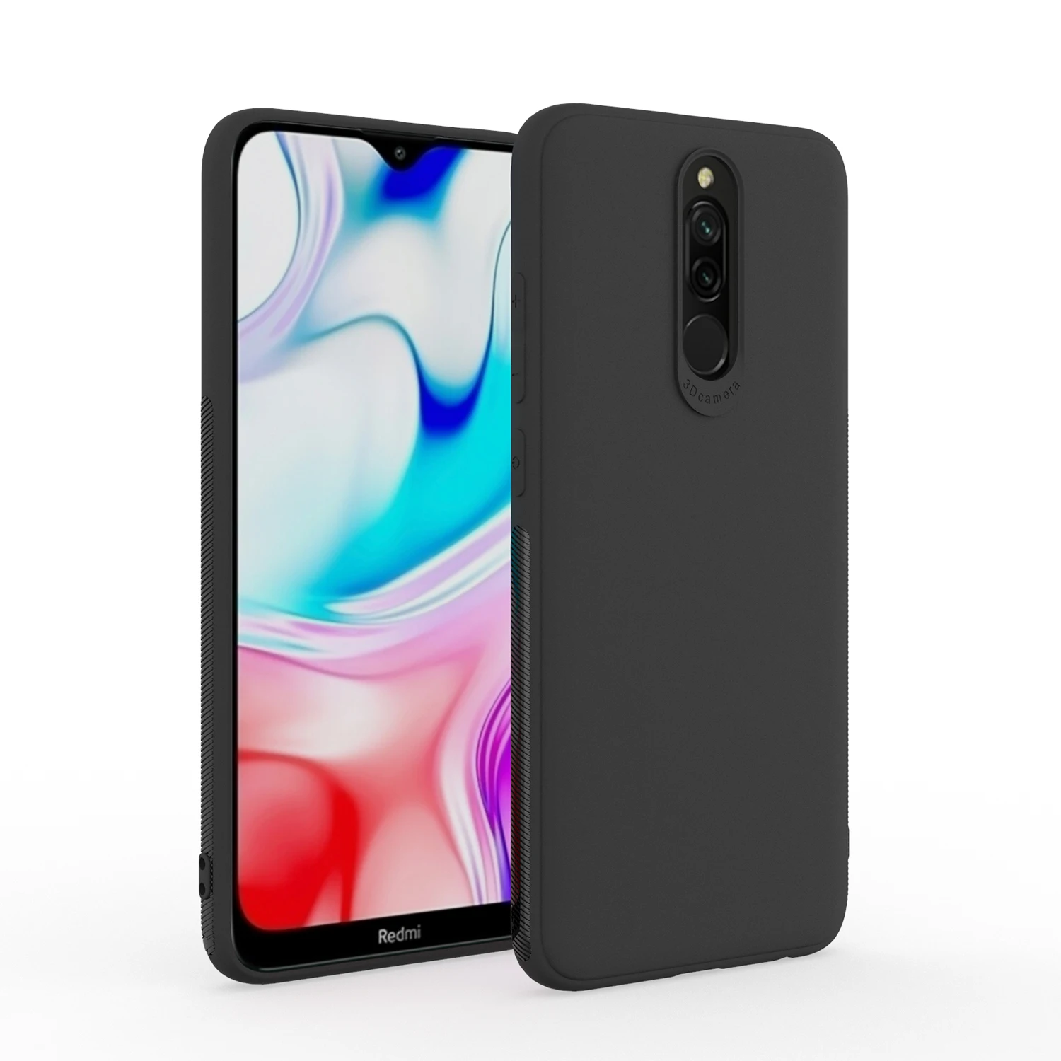 Black Frosted Matte Slim Cell Phone Case for Redmi  K20 Pro Ultra Thin Back Cover for Xiaomi Redmi 8 8A Note 7 8 9 Pro