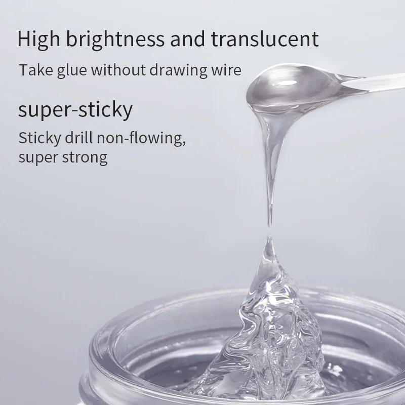 20g Drill Super Strong Adhesive Gel Solid Gel Nail Glue Solid Glue Nail Gel Glue
