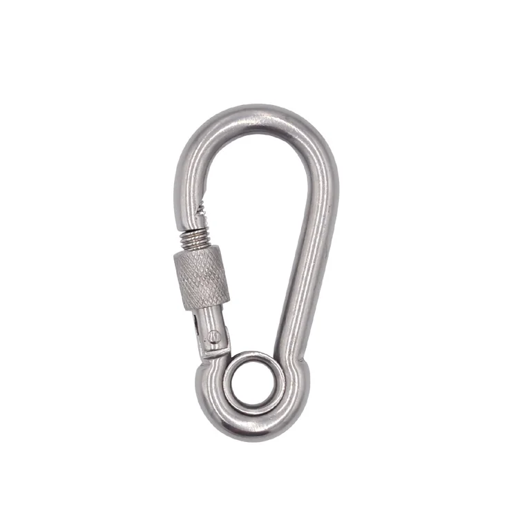 
Ailot 13*160mm Round Custom Triangle Hiking Retractable Rock Climbing Keychain Carabiner 