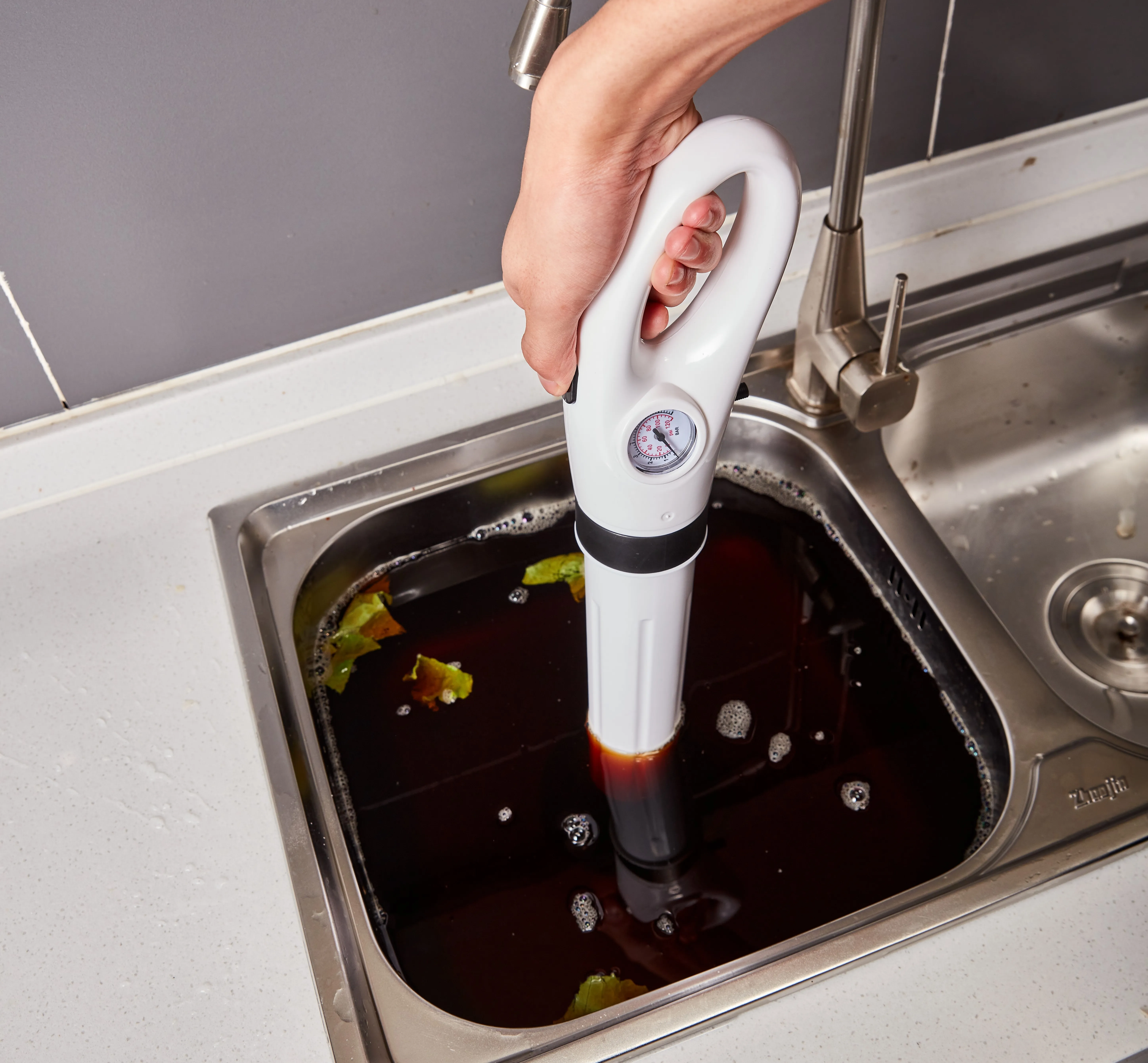 Air Drain Blaster Sink Plunger Air Power Toilet Plunger Manual Pump Pipe Unblocker