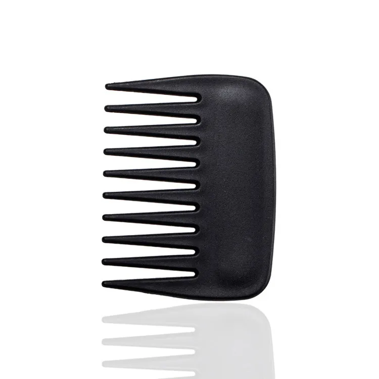 Black plastic comb men square small head comb hair care  comb
