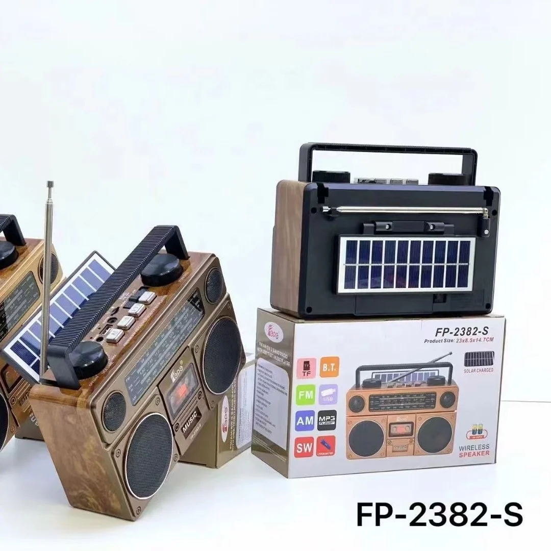 FP-2382-S Retro Nostalgic Tape Player Vintage 1980S Tape Deck Cassette Player Retro Radio Blue tooh Speaker Cassette Tape Player