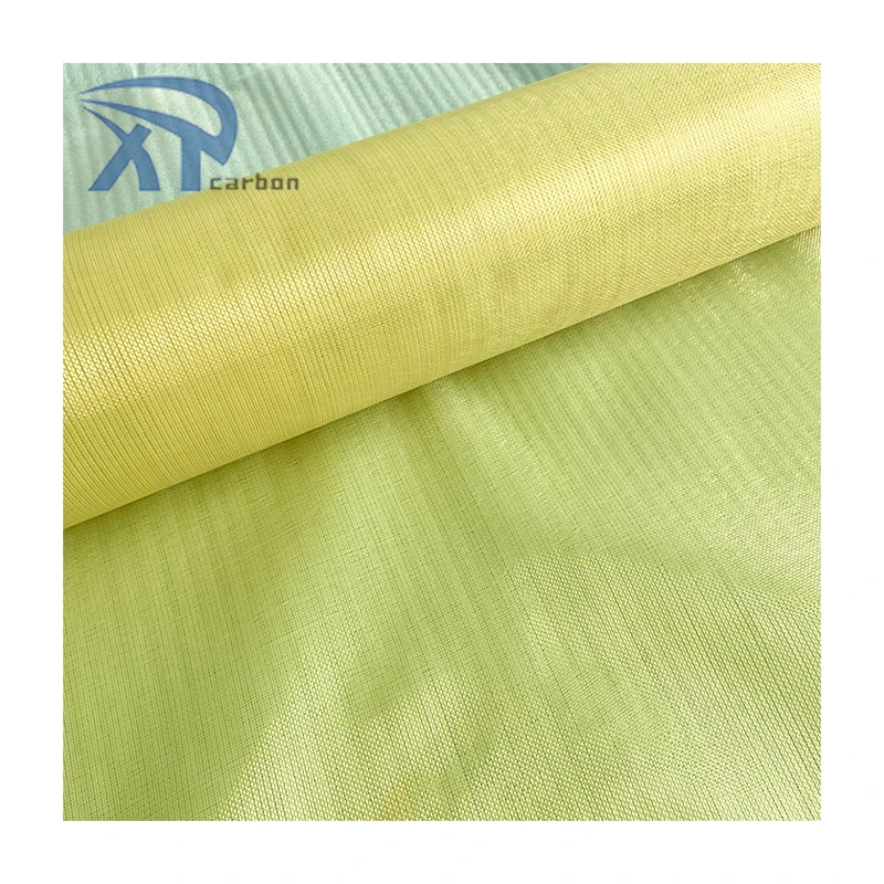 High strength kevlar fireproof fabric para Aramid Material Fabric Ud Aramid Fiber Fabric 200D60g