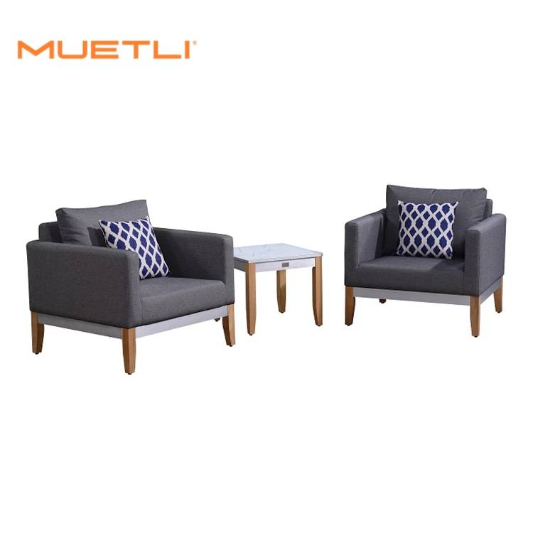 Новое поступление, современная маленькая уличная секционная диван для патио, офисный просторный офисный диван с шезлонг