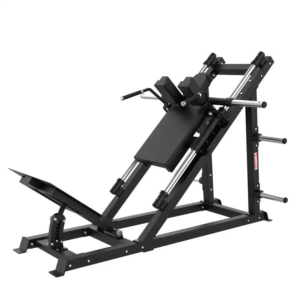 Hot selling New Pin Load Leg Press Machine Fitness Lateral Leg Press Hack Squat 45 Degree Machine Plate Loading Fitness